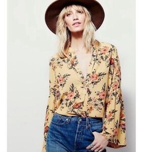 Free People bell sleeve tunic